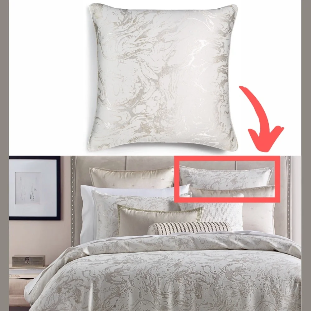 NIB‎ Hotel Collection Marble European Pillow Sham